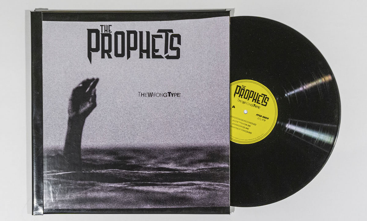 Noah Cervantes Typographic Graphics Vinyl Record