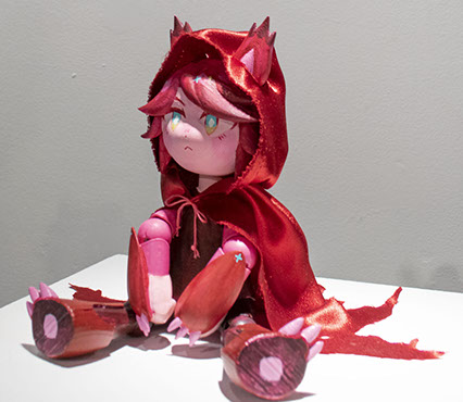 Sculpture from 2018-19 2d3d show.